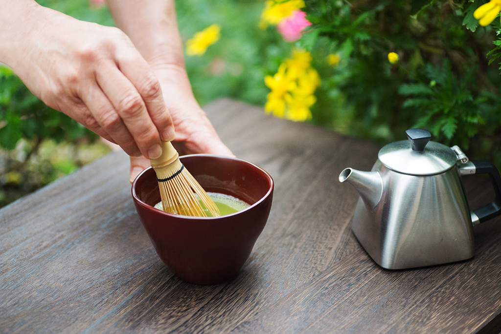 季節の風を感じて お庭やベランダでお抹茶を愉しむ 日本茶のお店 Needle To Leaf